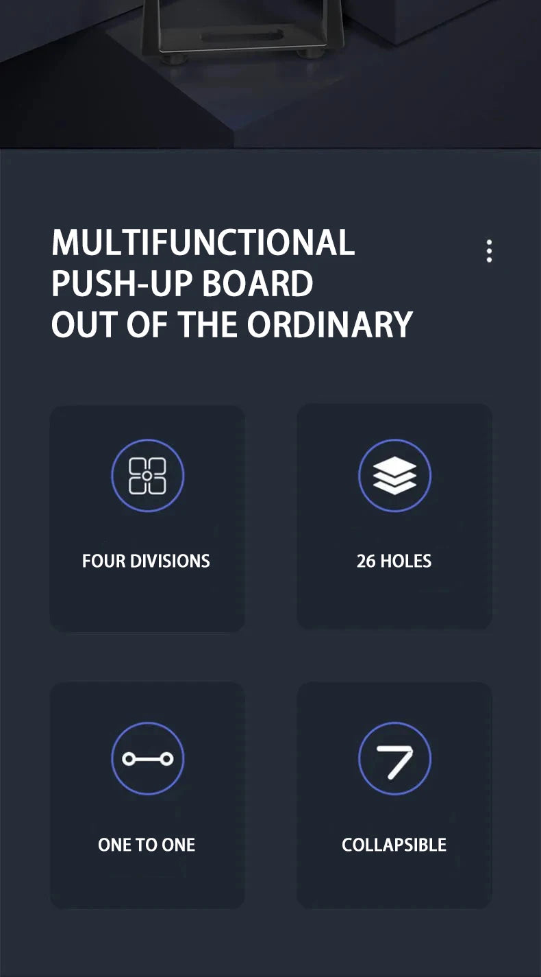 Power Board Pro | Multifunctional  Push Up Board | Full Body Home  Workout System