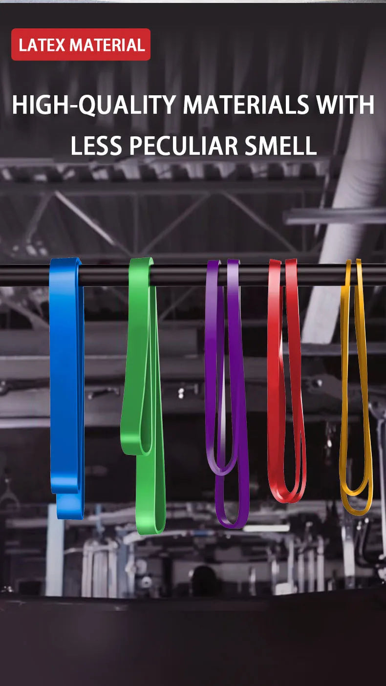 Powerbands Pro Set | Full Body  Resistance Training | 5 Levels  For Home & Gym Workouts