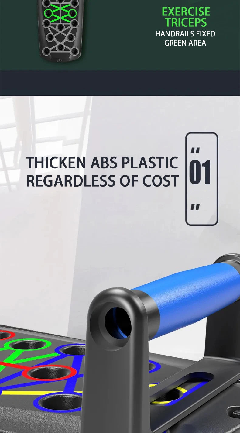 Power Board Pro | Multifunctional  Push Up Board | Full Body Home  Workout System