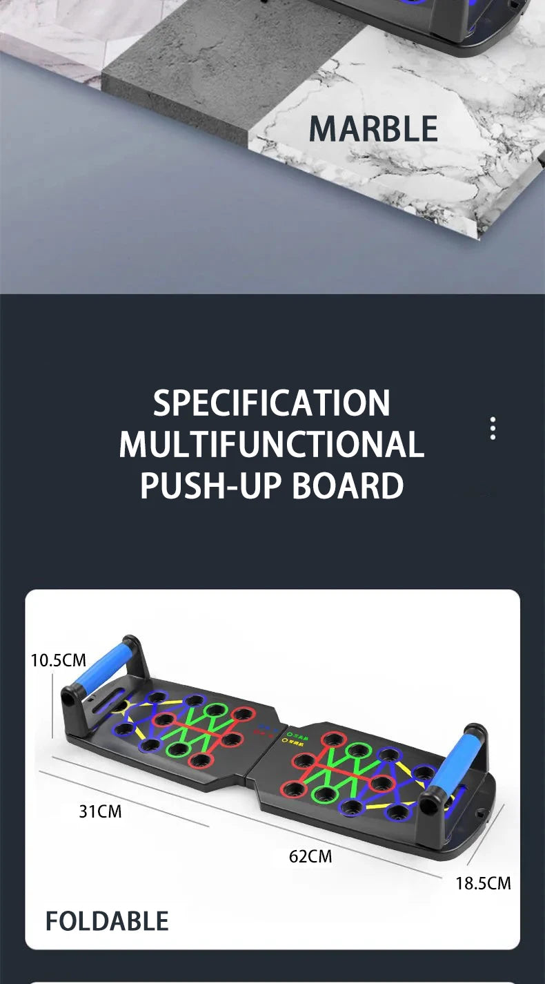 Power Board Pro | Multifunctional  Push Up Board | Full Body Home  Workout System