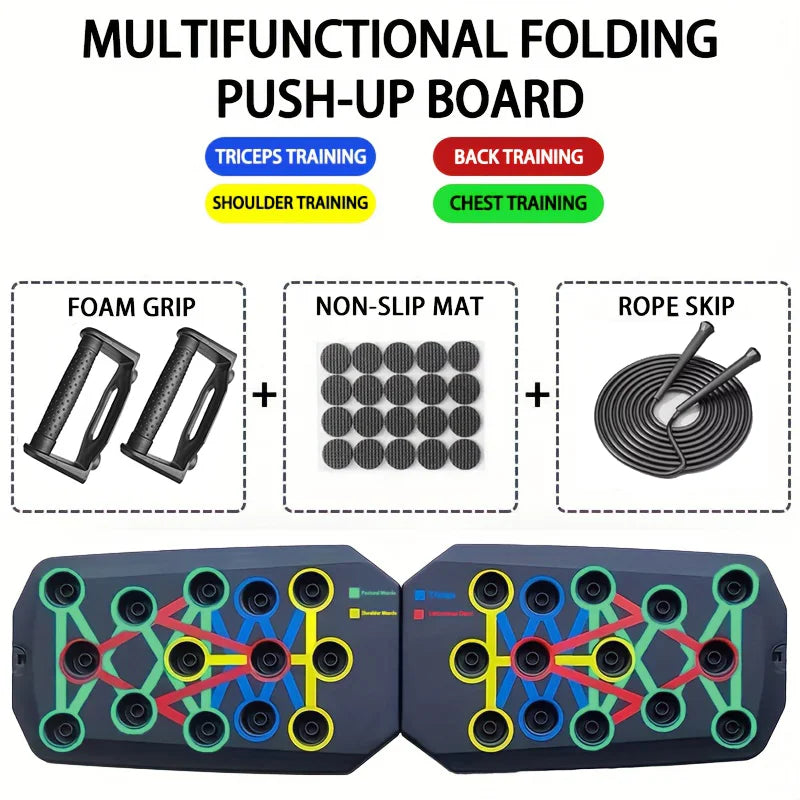 Power Board Pro | Multifunctional  Push Up Board | Full Body Home  Workout System