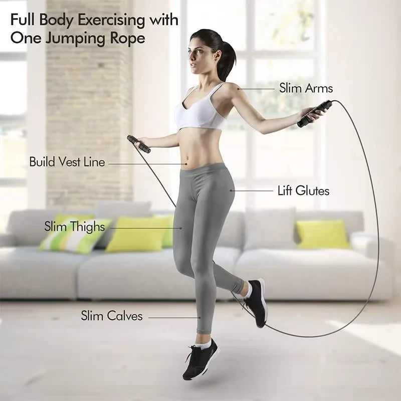 Speed Rope Pro | Professional  Fat Burning Jump Rope | Perfect  For All Fitness Levels