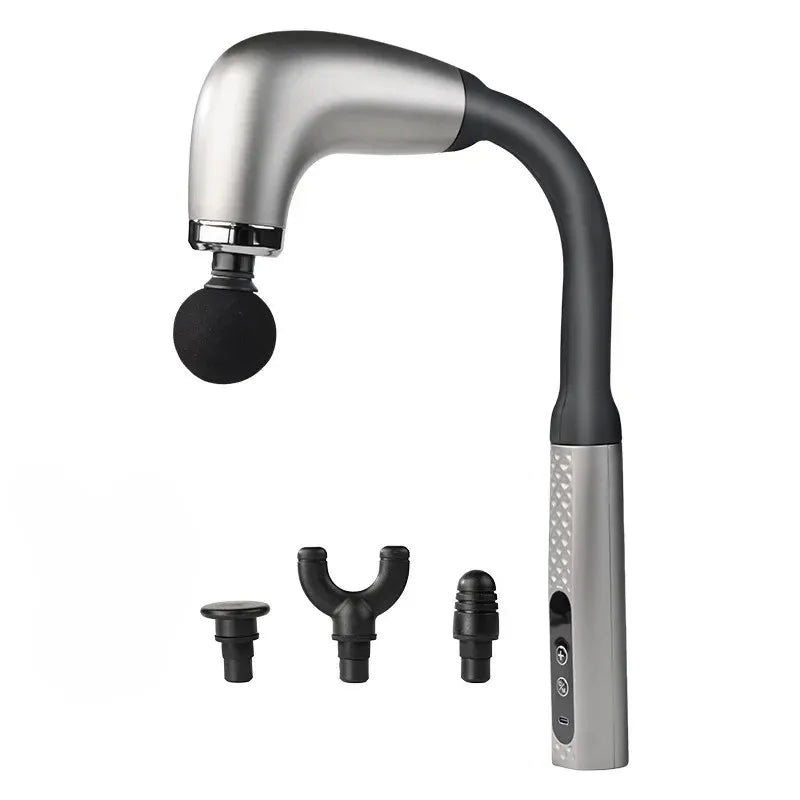 2025 New Smart Fascia Gun Electric Massager Massage Hammer Electric Fascia Gun Home Handheld Hammer Back Artifact Christmas Gift