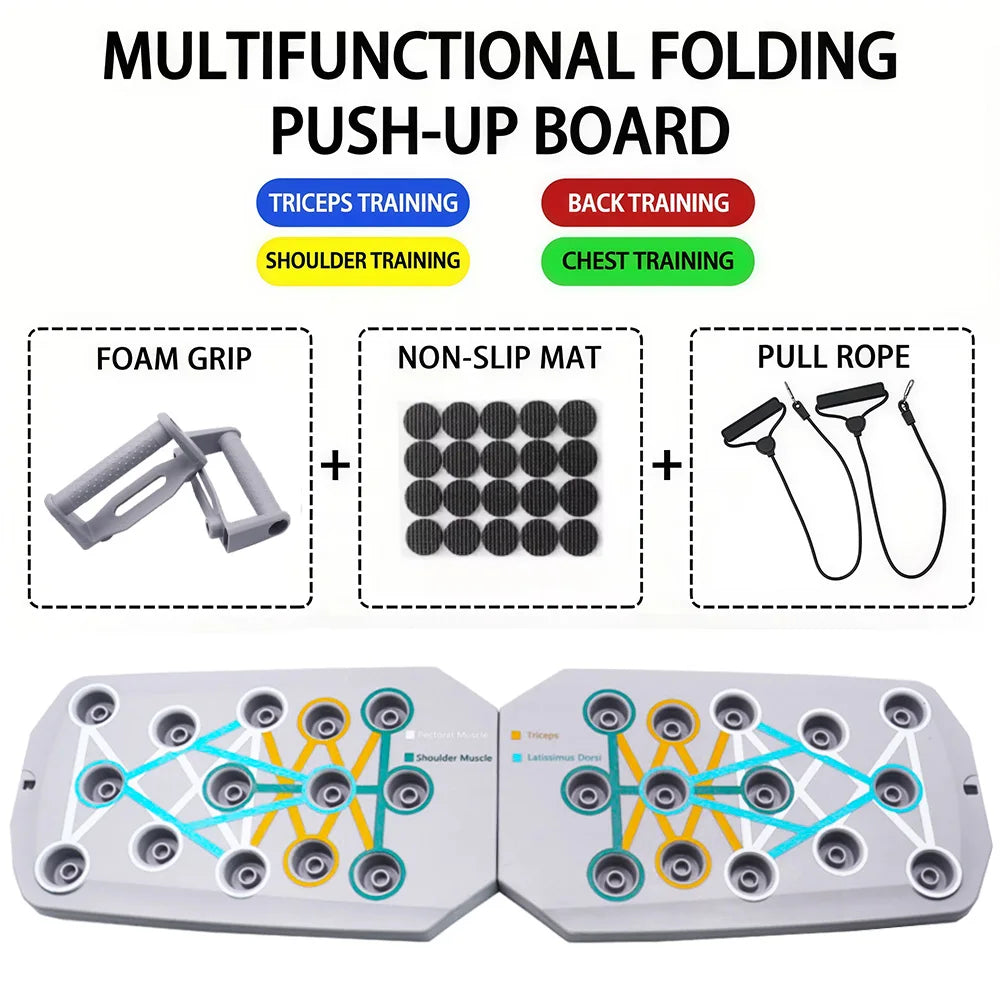Power Board Pro | Multifunctional  Push Up Board | Full Body Home  Workout System