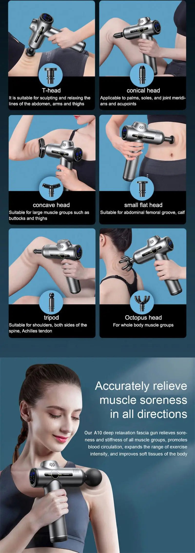Pro relief massage guns/ Deep Tissue Muscle recovery// Perfect for athlete