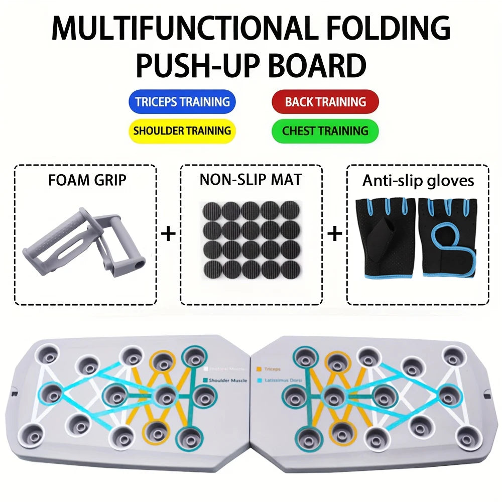 Power Board Pro | Multifunctional  Push Up Board | Full Body Home  Workout System