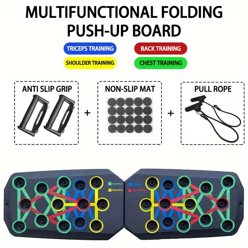 Power Board Pro | Multifunctional  Push Up Board | Full Body Home  Workout System