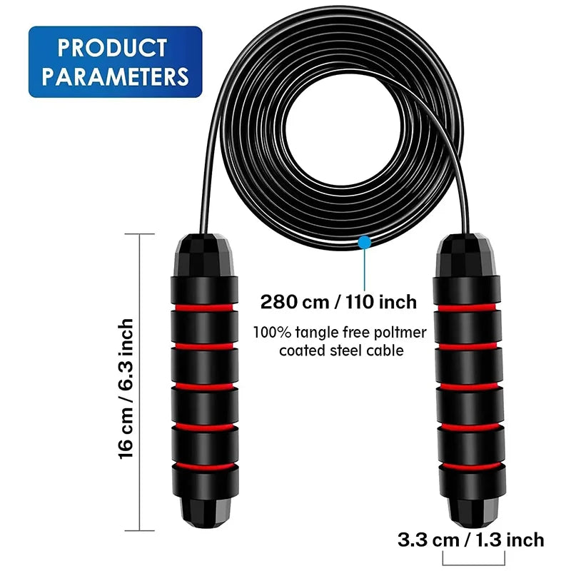 Speed Rope Pro | Professional  Fat Burning Jump Rope | Perfect  For All Fitness Levels